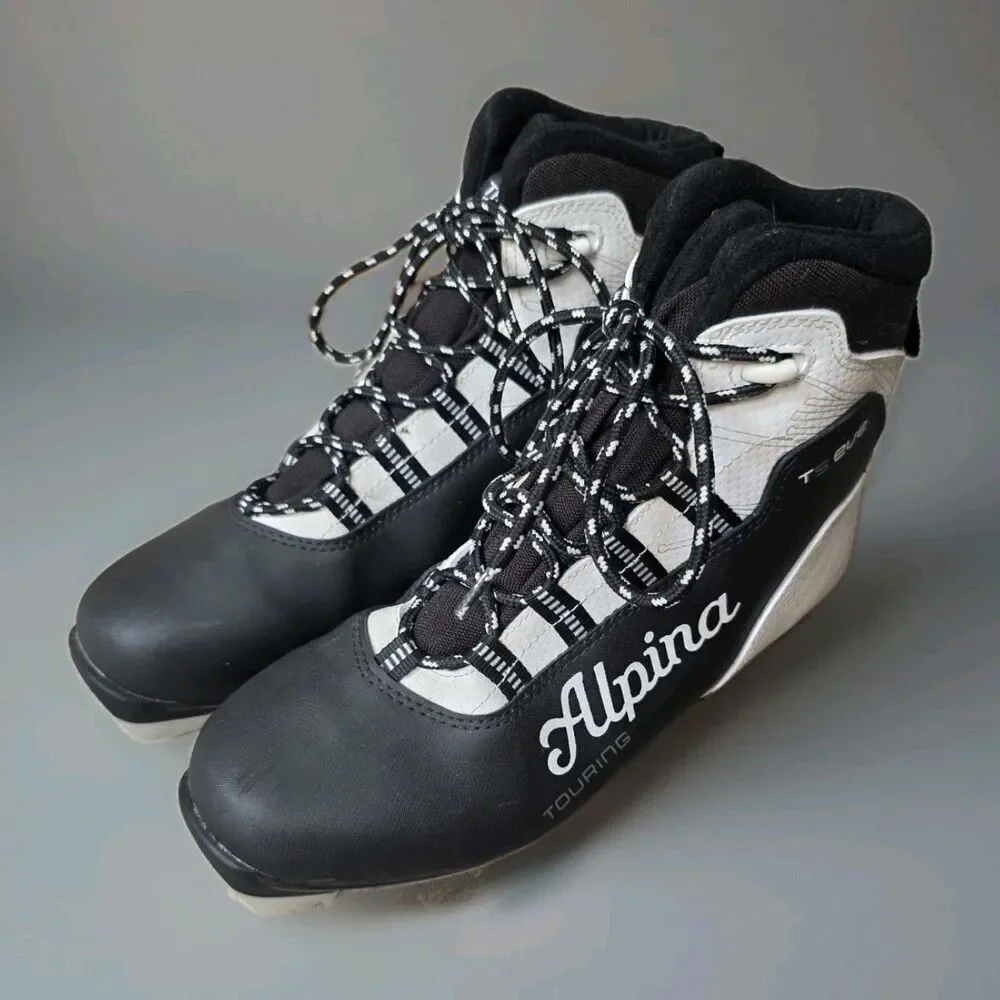 Alpina Women's T5 Eve Cross-Country Nordic Touring Ski Boots Size EU 42 Ski